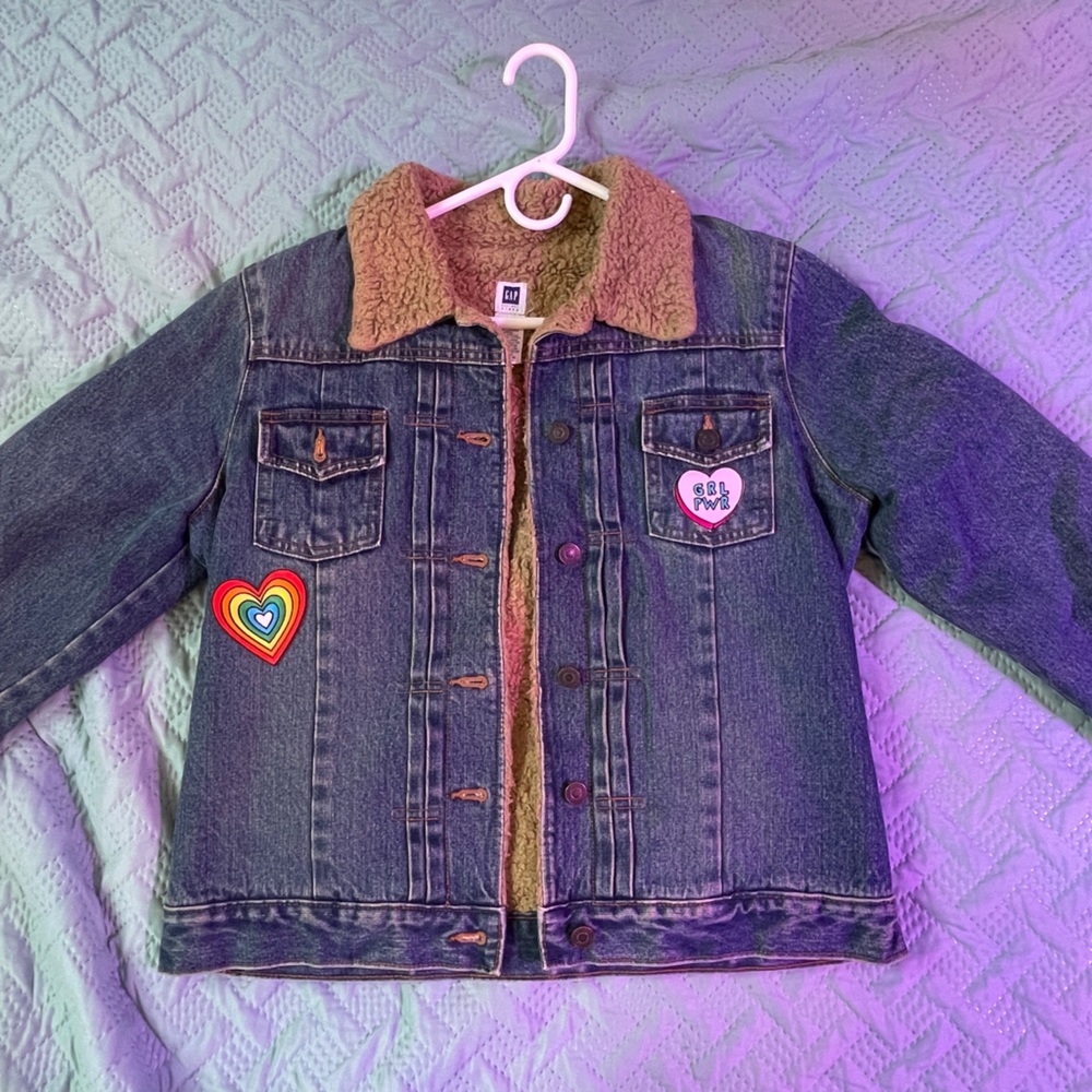 Fleece-lined Gap Jean Jacket